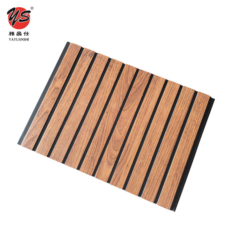 PVC Ceiling Panel-Modern Slatted Ceiling Design for Villas Waterproof ...