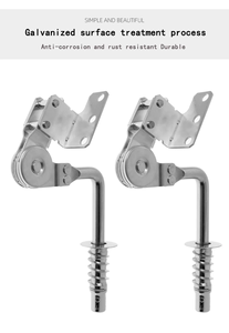 Hot Binaural Set Metal Reposacabezas Sofá Elevador Ajustador Muebles Hardware Sofá Cama Mecanismo Bisagra - Product Image 3