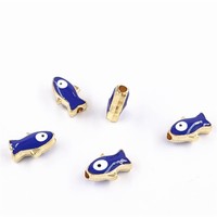 Émail mauvais yeux main breloques pendentif petit bijoux à bricoler soi-même faisant des accessoires résultats pour collier Bracelet boucles d'oreilles