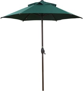 Sombrilla de Jardín Moderna, Impermeable, Verde, para Exteriores, Estilo Balinés - Product Image 1