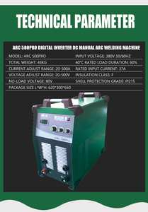 Máy Hàn Plasma Mig Tig ARC 500A Làm Mát Bằng Khí Làm Mát Bằng Nước - Product Image 3