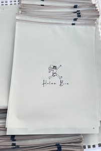 مصنفر بيج غامق مخصص ، كيس بلاستيك ، حقيبة سحاب مخصصة - Product Image 5