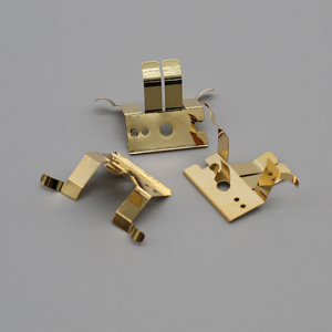 Nhỏ Xoắn Không Gỉ S Đồng Lá Mùa Xuân Kim Loại Bằng Đồng Phẳng Dập Điện Nút Pin Chủ Liên Hệ VỚI Suối Nước Vành Đai Clip - Product Image 5