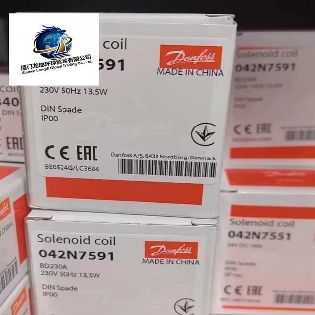 New and Original BD230A 042N7591 Solenoid Coil 230V Stock in Warehouse