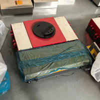 Troli Transfer Listrik 30 Ton dan Mesin Skates Kontrol Jarak Jauh dengan Kontrol Nirkabel untuk Pengumpanan Material Lini Perakitan