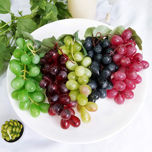 Uvas Artificiales Grandes para Decoración, Racimo de Frutas Artificiales de Tacto Real, Decoración para Escenarios Navideños y Teatrales, Uvas Falsas - Product Image 4