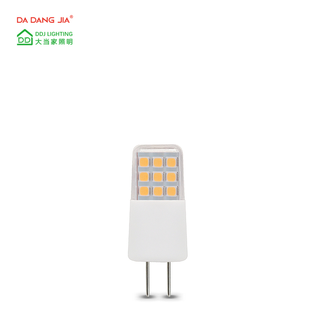GY6.35 LED Bulb 12V 24V DC Dimmable Warm White 2.5W 250LM T4 JC Type G6.35 GY6.35 Base 25W Halogen Replacement