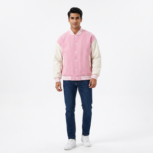 Custom Fashion <b>Men's</b> High Quality Varsity <b>Jacket</b> School Uniform Chenille Embroidery Letterman <b>Baseball</b> <b>Jacket</b> Front 100% Cotton - Product Image 1