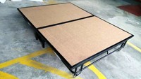 Plancher de danse pliable haut de gamme réglable en hauteur