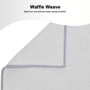 Personalizzato in microfibra Waffle Super assorbente antiscivolo caldo <span class=keywords><strong>Yoga</strong></span> asciugamano per Fitness Pilates ingranaggio - Product Image 3