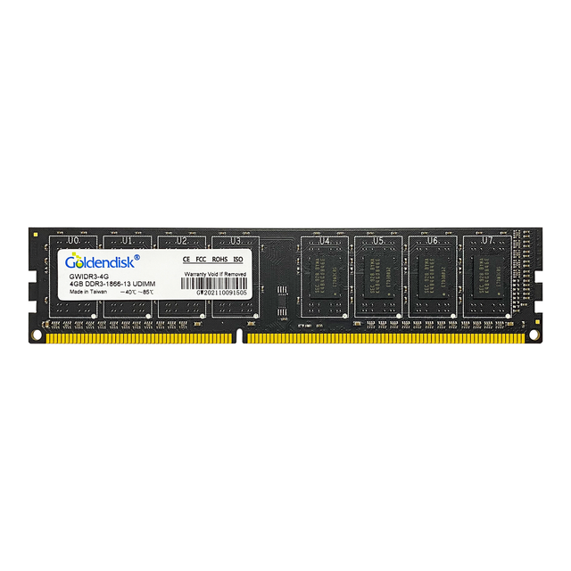 Goldendisk 8GB DDR3 1600MHz ECC Desktop Memory RAM DIMM 1.5V for Intel AMD PC Computer