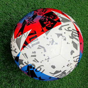 Balón de Fútbol Actearlier de Alta Calidad, Premium, de PU Ecológico, Ligero, para Entrenamiento en Interiores/Exteriores, Azul y Rojo, Talla <span class=keywords><strong>4</strong></span> - Product Image 5