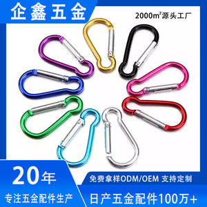 Non. 5 Mousquetons en alliage d'aluminium en forme de gourde à dégagement rapide pour bouteille d'eau de randonnée et porte-clés aviation - Product Image 5