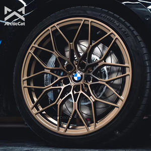 Rines Forjados Para Camaro ZL1 y <span class=keywords><strong>Jeep</strong></span> <span class=keywords><strong>Wrangler</strong></span>, Ajuste Perfecto Para Ferrari 458 y Chevy, Nuevos, Bronce, 40 mm, 25 mm, 98 mm, 24X10, 8X6.5, 8X180, 24X14 - Product Image 1