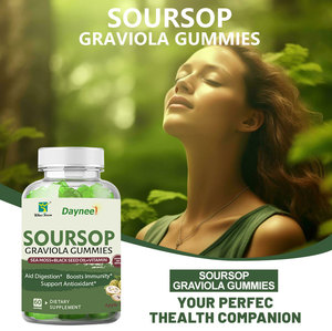 Gummies de Corossol Graviola, Mélange de Vitamines à l'Huile de Nigelle et aux Algues Marines, Soutien Naturel, Complément Alimentaire, Service OEM ODM, Étiquetage Personnalisé - Product Image 2