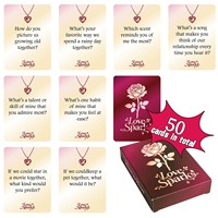 Nouvel ensemble de 50 cartes de jeu interactives pour couples, en anglais, pour divertissement transfrontalier - Accessoires de pénalisation pour jeux de table en couple