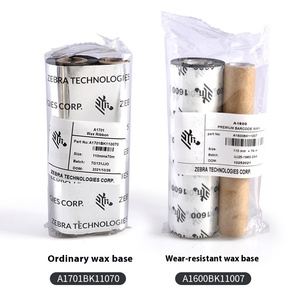 Băng Keo gốc sáp ngựa vằn 110mm băng dính 70m Tương thích với máy in mã vạch zd888t zd421 - Product Image 3