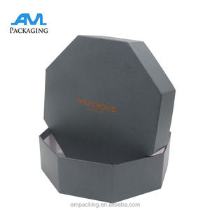 Luxury Handmade Octagon Shape <b>Gift</b> <b>Box</b> Embossed <b>Cardboard</b> with Varnishing Matt Lamination Wholesale Rigid Boxes Coated Paper - Product Image 2