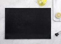 Tapis de bar en caoutchouc écologique certifié non phtalate en relief 3D avec logo personnalisé Accessoires de décoration de table au design moderne gratuits