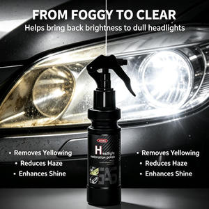Pulvérisateur Liquide Personnalisé OEM 120ml <span class=keywords><strong>pour</strong></span> Éliminer l'Oxydation des Phares et Vitres de <span class=keywords><strong>Voiture</strong></span>, Nettoyant <span class=keywords><strong>pour</strong></span> Phares - Product Image 1