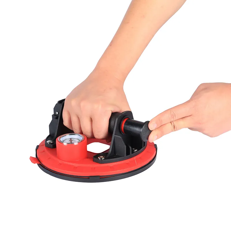 Heavy Duty 8" ABS Mounting Hand Air Pump Silicone Sucker Lifter Tile Glass Vacuum Suction Cup