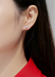 Tendance de la mode 2021, bijoux en argent sterling, boucles d'oreilles en moissanite GRA Dia 5 mm pour femmes - Product Image 6