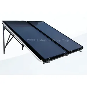 Colector térmico solar de vacío de alto estándar Precios de colector solar de placa plana para calefacción de piscinas