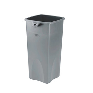 Cestino per Rifiuti Quadrato Grigio 87 L per Uso Interno ed Esterno - Product Image 1