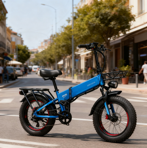 Bicicleta Eléctrica de Litio Disiyuan Factory Outlet Super <span class=keywords><strong>S7</strong></span> de 20 Pulgadas con Neumáticos Gruesos para Nieve, Bicicleta Eléctrica de Montaña de 48V - Product Image 1
