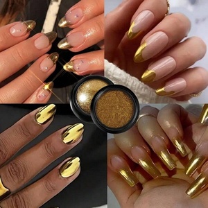 <span class=keywords><strong>Polvo</strong></span> de Espejo Dorado SH para Decoración de <span class=keywords><strong>Uñas</strong></span>, Pigmento Inorgánico con Efecto Cromo, Hecho de Acrílico, <span class=keywords><strong>Polvo</strong></span> Metálico y Lentejuelas - Product Image 5