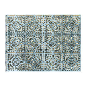 Industrial Style Waterproof Square <b>PVC</b> Ceiling <b>Tiles</b> Embossed Interior Wall Panels Decorative Wall <b>Tile</b> PLB18 Ancient Gold - Product Image 1