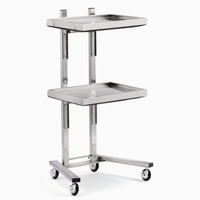 Support de rangement pour salon de coiffure coupe en acier inoxydable Petit chariot simple salon de coiffure armoire à outils