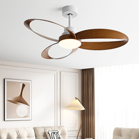 Modern Decor Essential Ventilateur de plafond en ABS à 3 pales de 42 pouces avec lumière LED complet avec télécommande pratique pour une utilisation facile