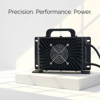 Chargeur de batterie au gel LNLEE 48V 25A pour voiture de tourisme, charge intelligente en 3 étapes offrant des performances de décharge profonde supérieures