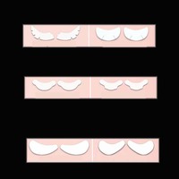Patchs oculaires en silicone colorés lavables à la kératine, très demandés, pour crème contour des yeux, empêchant l'évaporation des nutriments