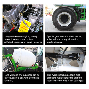 Zelfladende Beton Truck Mixer Drum Prijs Rotary Drum Capaciteit 1.4cbm - Product Image 4