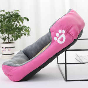 Tempat tidur hewan peliharaan tebal baru musim dingin 2025 Aksesori modis persegi klasik kamas untuk masker/Cuccia Per Cani tempat tidur anjing Travel Solid - Product Image 5