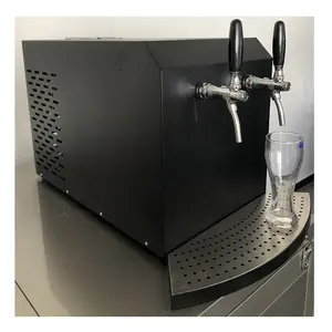 Top bar counter ice bank beer instant chiller dispenser with coil inside