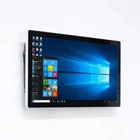 Écran tactile capacitif de 27 pouces avec entrée VGA, montage mural VESA ou utilisation sur bureau