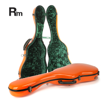 Kotak Gitar Fiber Glass dengan Kunci Pengaman, Tahan Lama, Berkualitas Tinggi, Kuat, untuk Gitar Klasik Akustik, Tersedia Banyak Warna