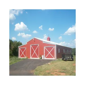 steel structure framed metal building farm house for sheep goat cattle cow shed with high quality