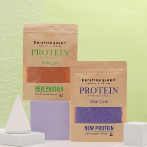 Wholesale Organic Hair Protein Particle Mix Gel <b>Shampoo</b> Mask Nourishing Natural Repairing Anti Breakage Golden Protein Balls - Product Image 6