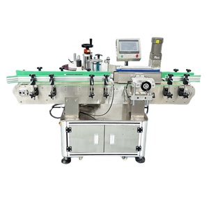 Machine d'étiquetage automatique haute vitesse de table pour bouteilles rondes avec impression, application et inspection pour bocaux en verre, canettes et ampoules - Product Image 4