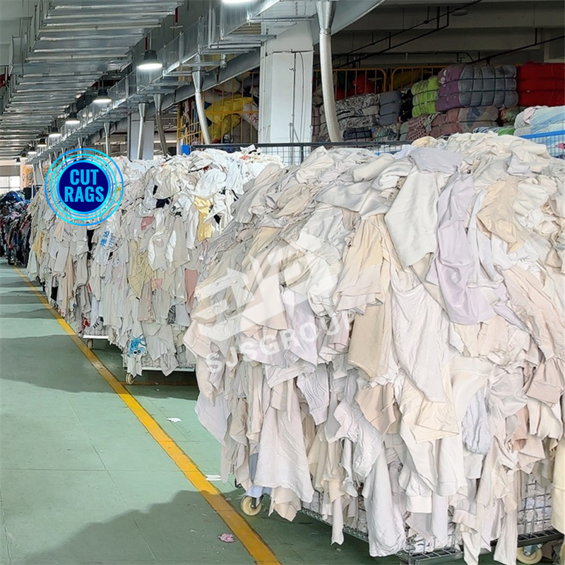 100 Recycled Textile Waste Cotton Wiper
