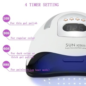 Lámpara de <span class=keywords><strong>uñas</strong></span> UV LED SUN X23 MAX 81LEDs para secar esmalte de gel, secador de <span class=keywords><strong>uñas</strong></span> profesional con temporizador de 10/30/60/99s y sensor automático. - Product Image 4