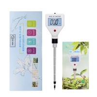Testeur de sol portable avec écran LCD, analyseur numérique de l'EC du sol, outil pour les fleurs, l'eau et les fruits