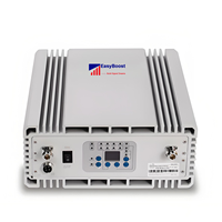 Amplificador de Señal 5G 900/1800 MHz 30dB Ganancia SDF 4 Subbandas GSM LTE para Hogar, Hotel, Centro Comercial, Cobertura de 1000-2000 m²