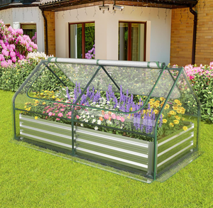 Lit de jardin <span class=keywords><strong>surélevé</strong></span> en métal en acier galvanisé personnalisé <span class=keywords><strong>jumbo</strong></span> grande taille jardinière surélevée - Product Image 4