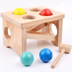 Tap libras banco de juguete de madera golpeando juego martillo Banco juguetes para niños de regalo de Navidad para los niños - Product Image 2