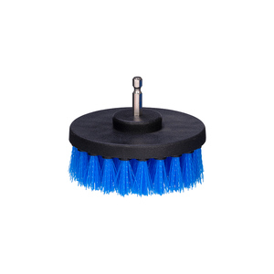 Limpiador de tapicería amarillo, <span class=keywords><strong>cepillo</strong></span> de limpieza de <span class=keywords><strong>taladro</strong></span>, kit de limpieza automotriz, 3 uds. - Product Image 3